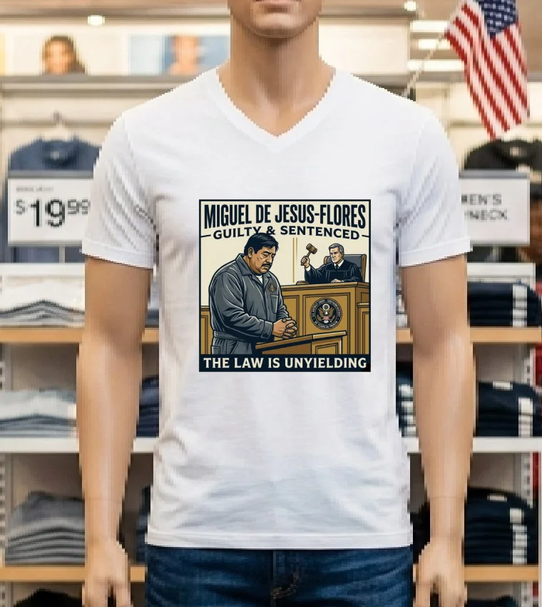 Miguel De Jesus Flores 45 Sentenced To 92 Years In Prison T Shirt White T Shirt 1