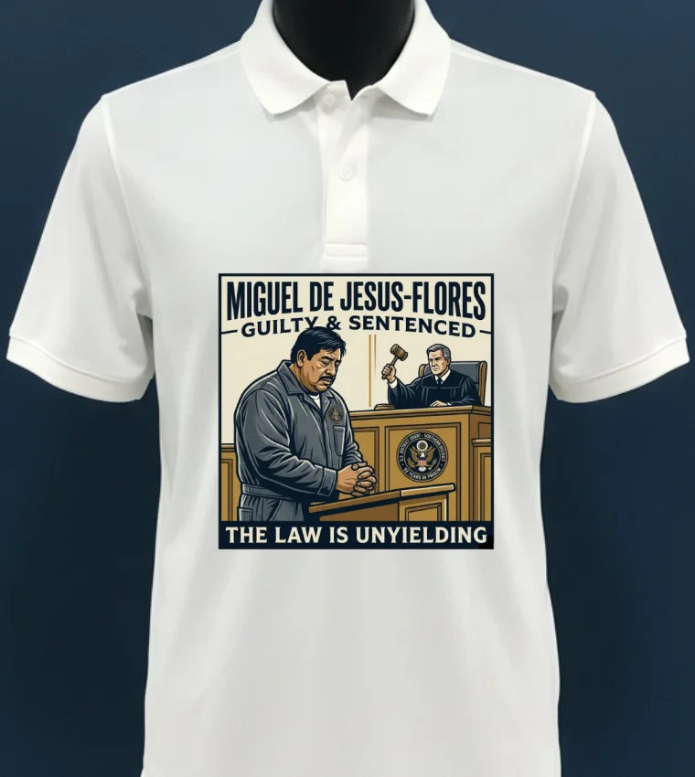 Miguel De Jesus Flores, 45, Sentenced To 92 Years In Prison T Shirt - white-t-shirt Miguel De Jesus Flores 45 Sentenced To 92 Years In Prison T Shirt White T Shirt 4