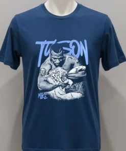 Mike Tyson Boxing Fight Night Graphic Design Retro Shirt