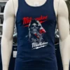Milwaukee Tool Death Skull Shirt Navy Shirt 3