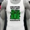 Minecraft Creepers Need Hugs March Shirt White T Shirt 2