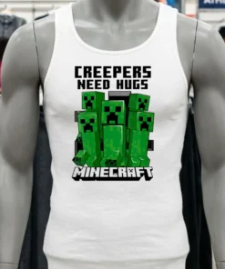 Minecraft Creepers Need Hugs March Shirt