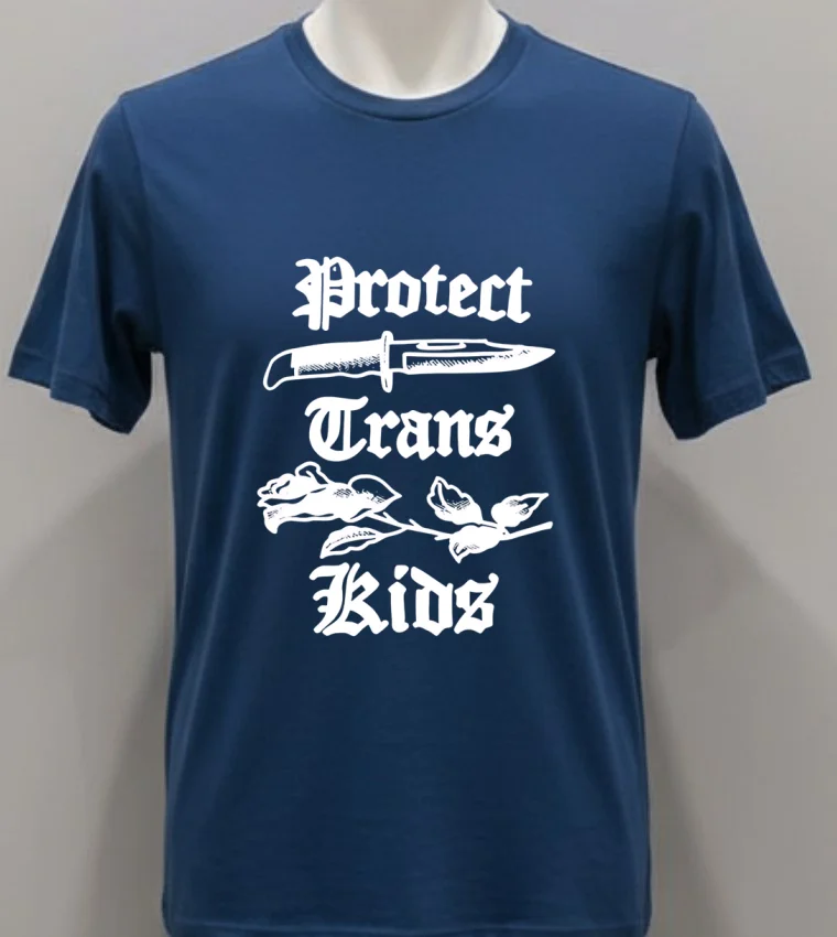 Minnesota Lt Governor Peggy Flanagan Protect Trans Kids Shirt Navy Shirt 1
