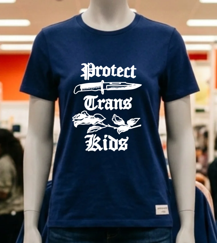 Minnesota Lt Governor Peggy Flanagan Protect Trans Kids Shirt - navy-shirt Minnesota Lt Governor Peggy Flanagan Protect Trans Kids Shirt Navy Shirt 2