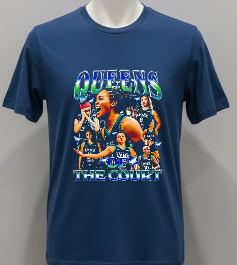 Minnesota Lynx Queens Of The Wnba Fans Shirt - navy-shirt Minnesota Lynx Queens Of The Wnba Fans Shirt Navy Shirt 1