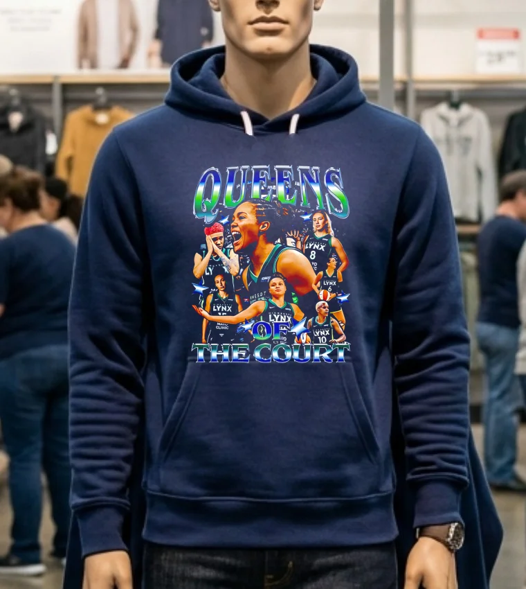 Minnesota Lynx Queens Of The Wnba Fans Shirt - navy-shirt Minnesota Lynx Queens Of The Wnba Fans Shirt Navy Shirt