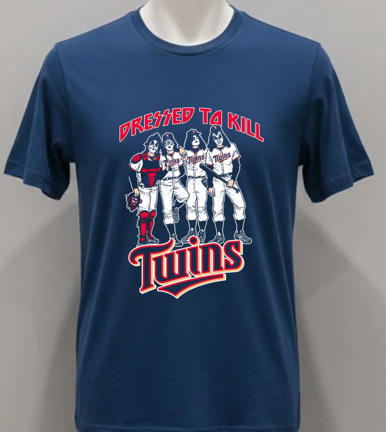 Minnesota Twins Dressed To Kill Shirt Navy Shirt 1