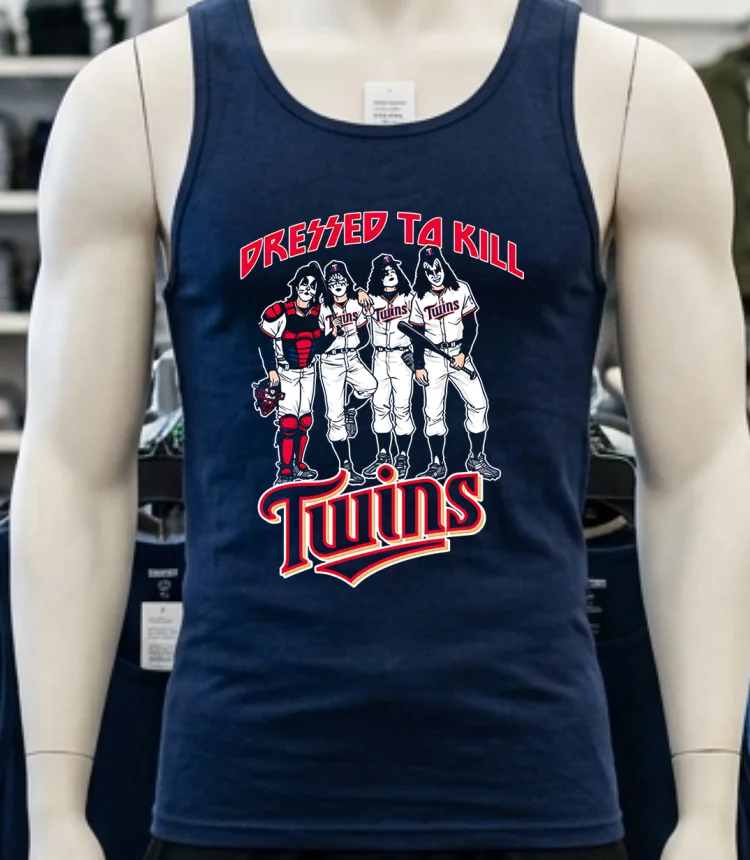 Minnesota Twins Dressed To Kill Shirt - navy-shirt Minnesota Twins Dressed To Kill Shirt Navy Shirt 3