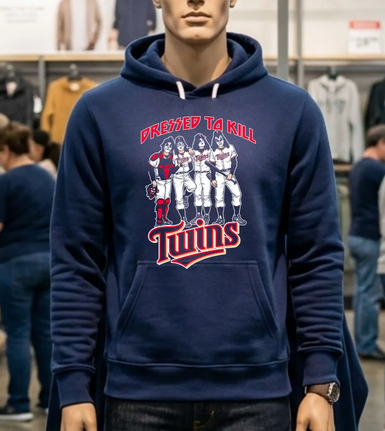 Minnesota Twins Dressed To Kill Shirt - navy-shirt Minnesota Twins Dressed To Kill Shirt Navy Shirt