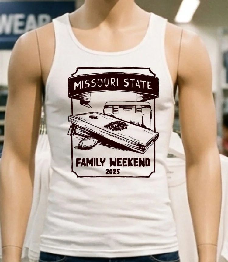 Missouri State Family Weekend 2025 Shirt - white-t-shirt Missouri State Family Weekend 2025 Shirt White T Shirt 1