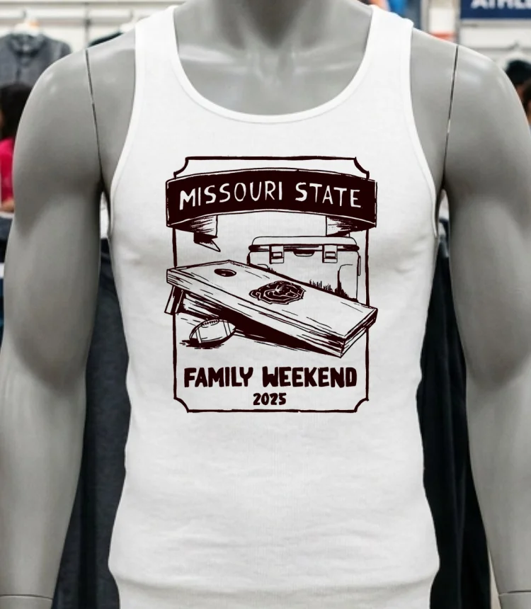 Missouri State Family Weekend 2025 Shirt - white-t-shirt Missouri State Family Weekend 2025 Shirt White T Shirt 2