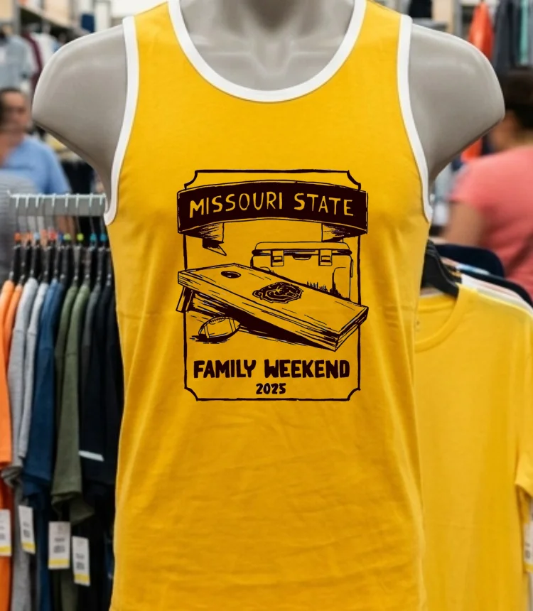 Missouri State Family Weekend 2025 Shirt - yellow-t-shirt Missouri State Family Weekend 2025 Shirt Yellow T Shirt
