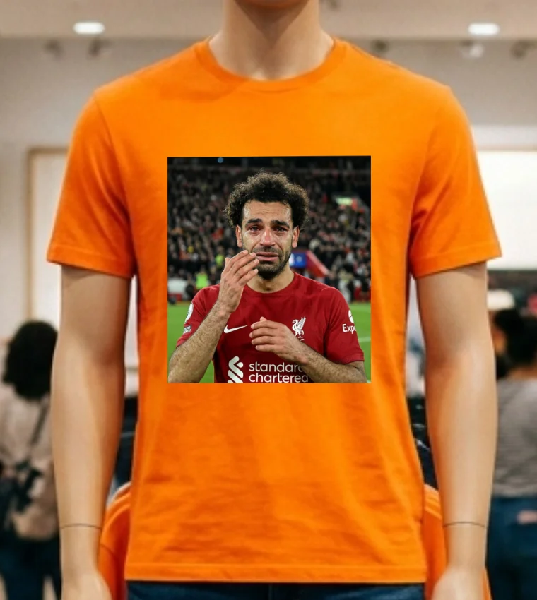 Mohamed Salah Crying Meme T Shirt - orange-shirt Mohamed Salah Crying Meme T Shirt Orange Shirt