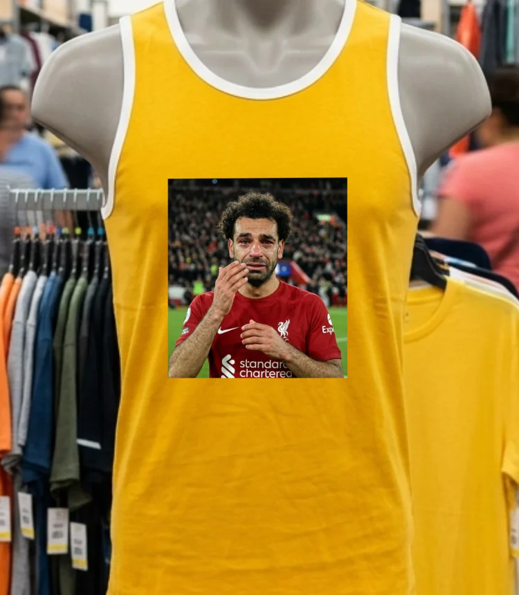 Mohamed Salah Crying Meme T Shirt - yellow-t-shirt Mohamed Salah Crying Meme T Shirt Yellow T Shirt