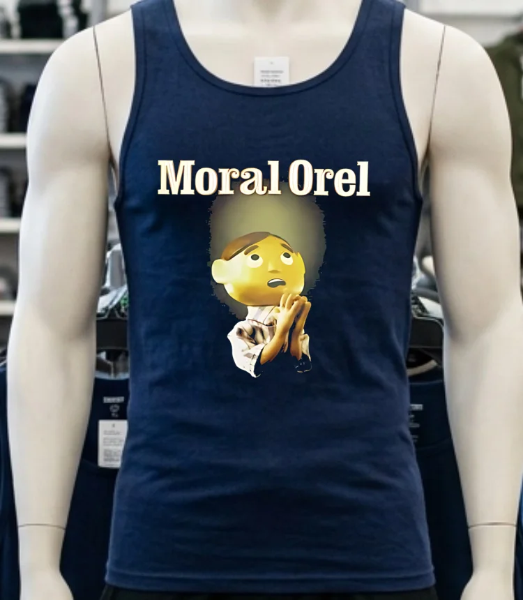 Moral Orel Adult Swim Cartoon Graphic Shirt Navy Shirt 3