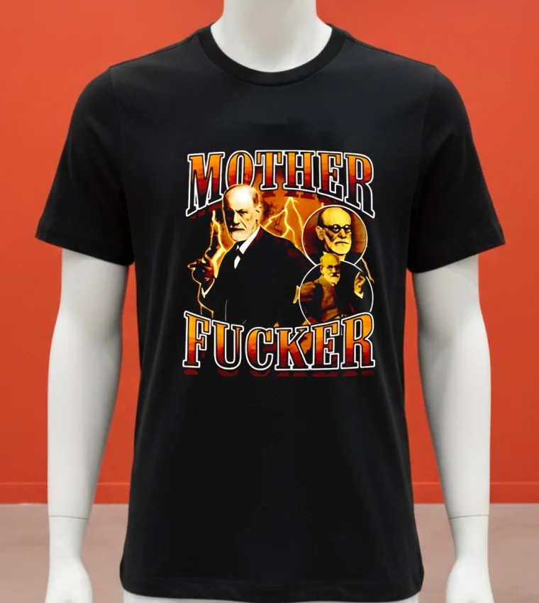 Mother Fucker Sigmund Freud Shirt - balck-shirt Mother Fucker Sigmund Freud Shirt Balck Shirt