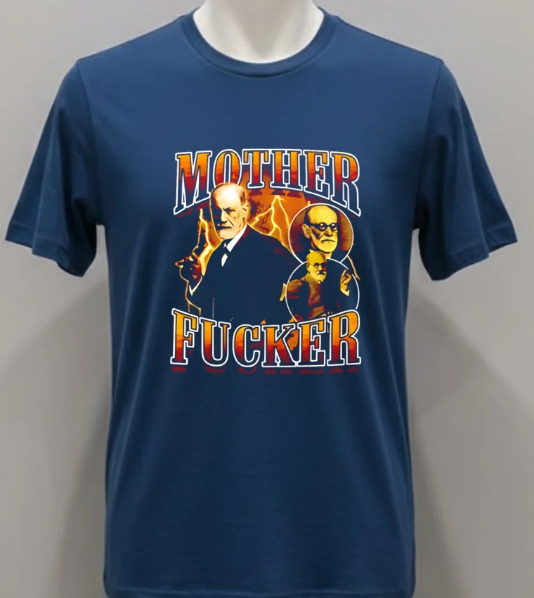 Mother Fucker Sigmund Freud Shirt - navy-shirt Mother Fucker Sigmund Freud Shirt Navy Shirt 1