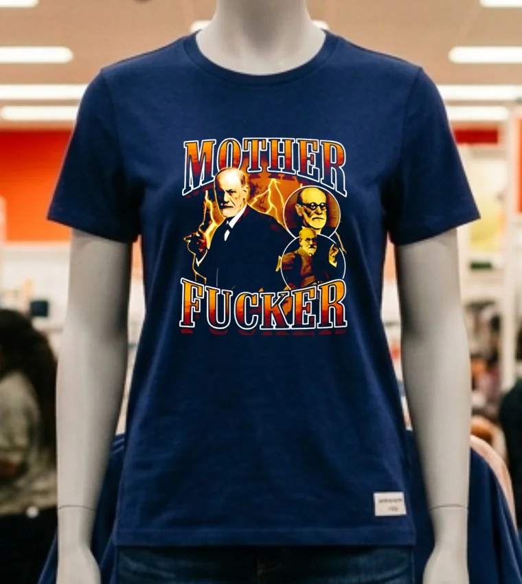 Mother Fucker Sigmund Freud Shirt Navy Shirt 2