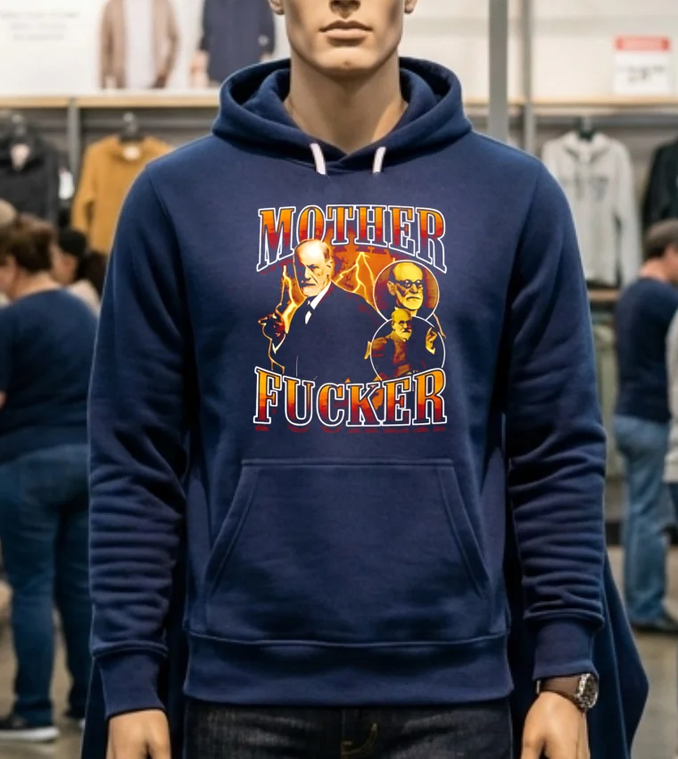 Mother Fucker Sigmund Freud Shirt - navy-shirt Mother Fucker Sigmund Freud Shirt Navy Shirt