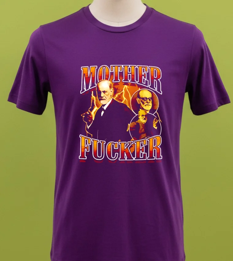 Mother Fucker Sigmund Freud Shirt Purple Shirt