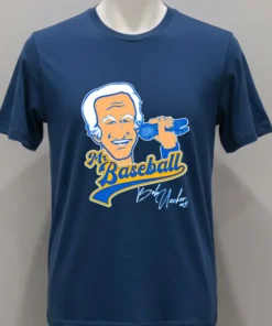 Mr Baseball Milwaukee Brewers Bob Uecker Baseball Cartoon Shirt