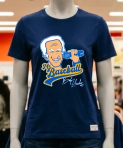 Mr Baseball Milwaukee Brewers Bob Uecker Baseball Cartoon Shirt