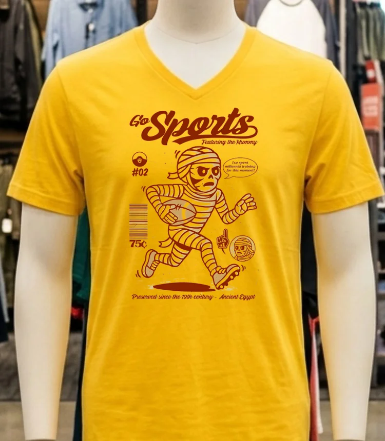Mummy - yellow-t-shirt Mummy Yellow T Shirt 1