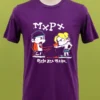 Mxpx Girls Are Mean Cartoon Shirt Purple Shirt
