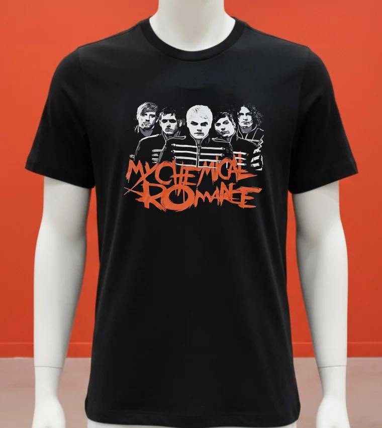 My Chemical Romance Members Classic Shirt - balck-shirt My Chemical Romance Members Classic Shirt Balck Shirt