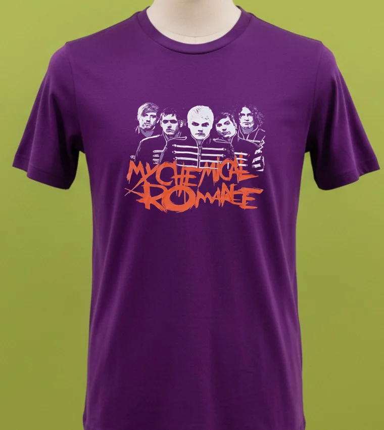 My Chemical Romance Members Classic Shirt - purple-shirt My Chemical Romance Members Classic Shirt Purple Shirt