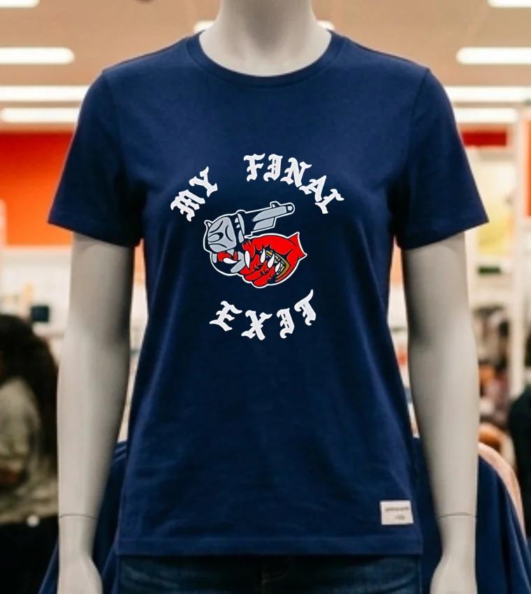 My Final Exit Shirt - navy-shirt My Final Exit Shirt Navy Shirt 2