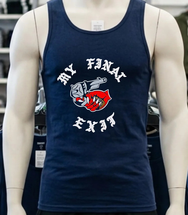My Final Exit Shirt - navy-shirt My Final Exit Shirt Navy Shirt 3