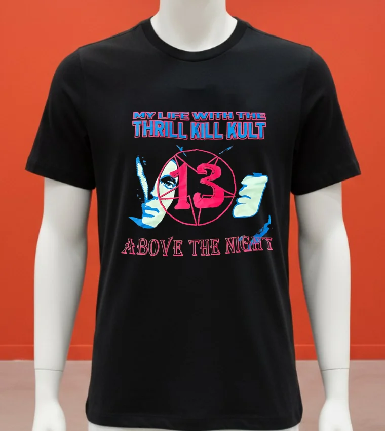 My Life With The Thrill Kill Kult 13 Above The Night Shirt - balck-shirt My Life With The Thrill Kill Kult 13 Above The Night Shirt Balck Shirt
