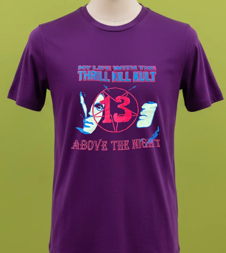 My Life With The Thrill Kill Kult 13 Above The Night Shirt Purple Shirt