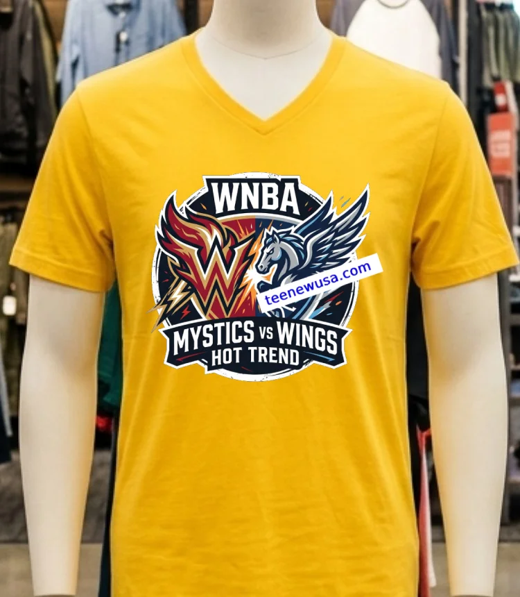 Mystics Vs Tempo Wnba Sport T Shirt - yellow-t-shirt Mystics Vs Tempo Wnba Sport T Shirt Yellow T Shirt 1
