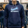 Nail Just Crew It Shirt Navy Shirt