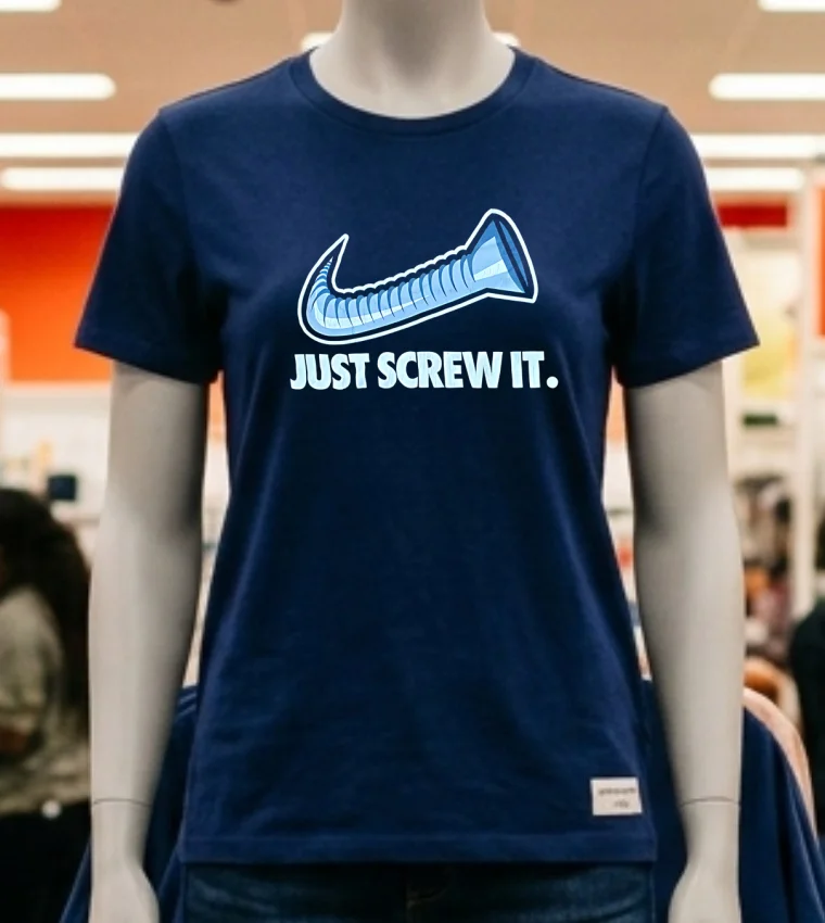 Nail Just Crew It Shirt - navy-shirt Nail Just Crew It Shirt Navy Shirt 2