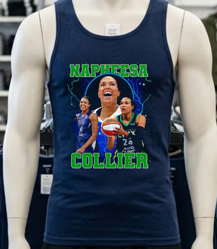 Napheesa Collier Lynx Basketball Player Step Sisters Shirt - navy-shirt Napheesa Collier Lynx Basketball Player Step Sisters Shirt Navy Shirt 3