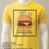 National Hamburger Day 2026 T Shirt Yellow T Shirt