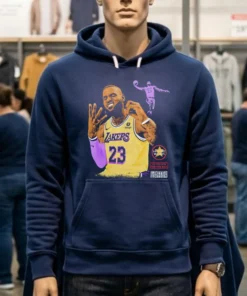 Nba Lebron James Hold Up 4 Fingers Shirt