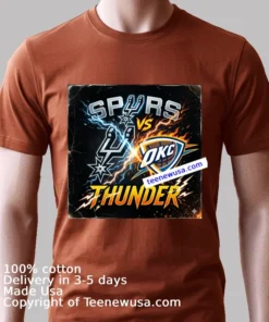 Nba Playoffs 2026 Spurs Vsthunder Sport T Shirt