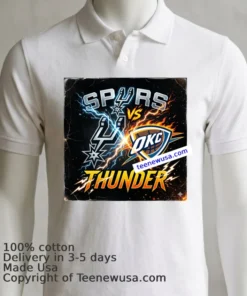 Nba Playoffs 2026 Spurs Vsthunder Sport T Shirt