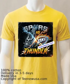 Nba Playoffs 2026 Spurs Vsthunder Sport T Shirt