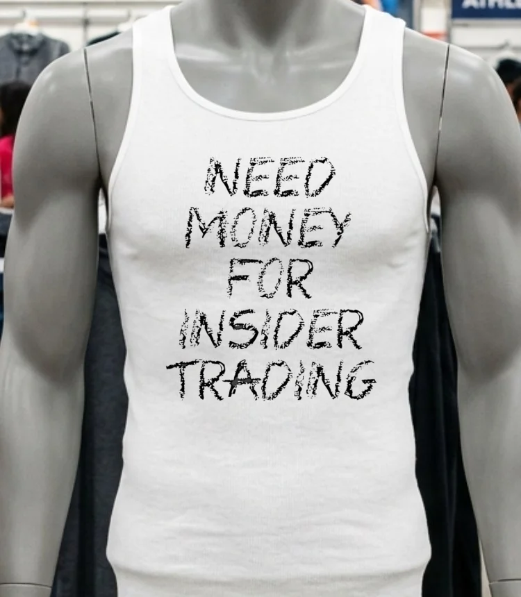 Need Money For Insider Trading Shirt - white-t-shirt Need Money For Insider Trading Shirt White T Shirt 2