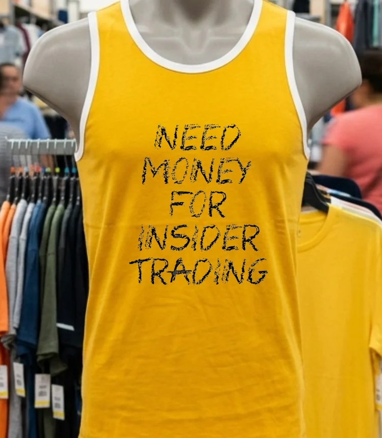 Need Money For Insider Trading Shirt - yellow-t-shirt Need Money For Insider Trading Shirt Yellow T Shirt