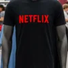 Netflix Down Shirt Balck Shirt 2