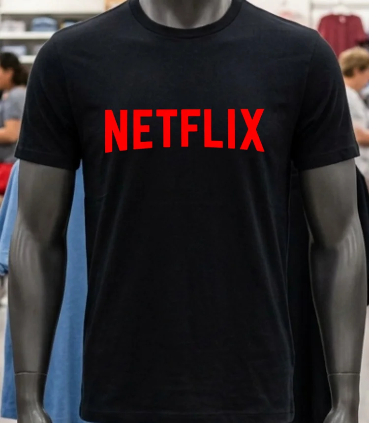 Netflix Down Shirt - balck-shirt Netflix Down Shirt Balck Shirt 2
