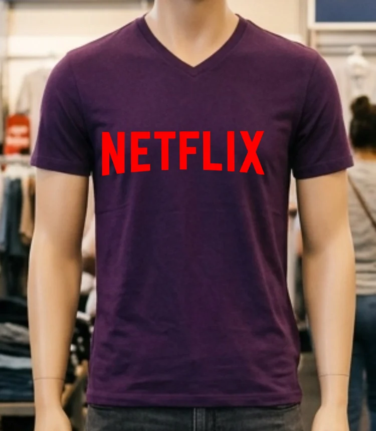 Netflix Down Shirt - purple-shirt Netflix Down Shirt Purple Shirt