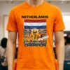 Netherlands National Football World Cup 2026 T Shirt Orange Shirt