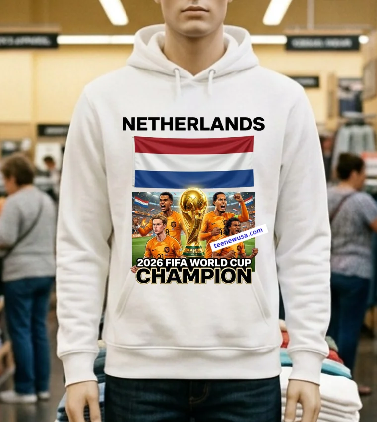 Netherlands National Football World Cup 2026 T Shirt - white-t-shirt Netherlands National Football World Cup 2026 T Shirt White T Shirt 1